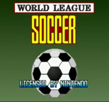 Image n° 1 - screenshots  : World League Soccer